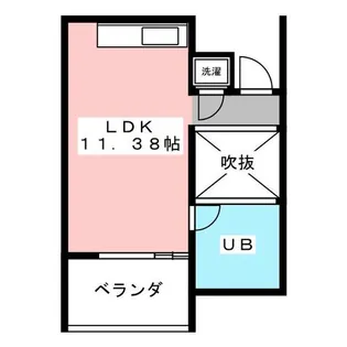 クレイタスパークⅤ【2階】の間取り
