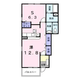 兵庫県尼崎市武庫之荘5丁目【アパート】の間取り