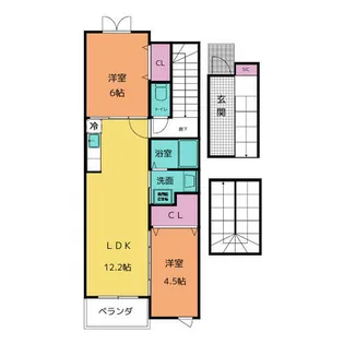 グラン・コーバイ【3階】の間取り