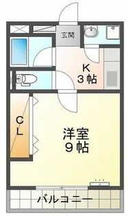 ブライトプレイスあゆち【3階】の間取り
