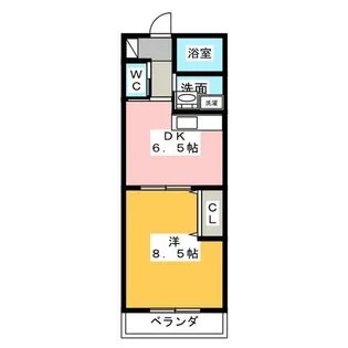 アベニールK【1階】の間取り