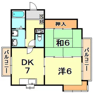 IO垂水2【1階】の間取り