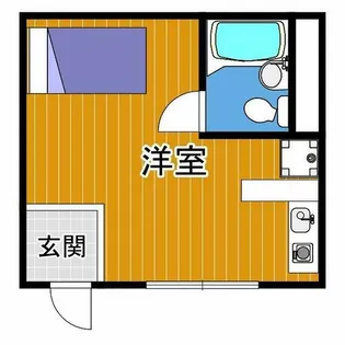 アンメゾンド喜志【1階】の間取り