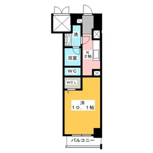 ルナクレシエンテ【4階】の間取り