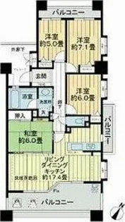 ライオンズステージ刈谷【11階】の間取り