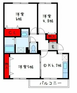 グリーンハイム【2階】の間取り
