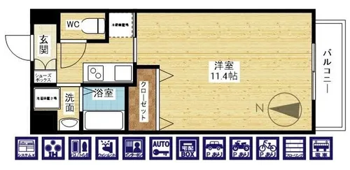 ラディアンス【5階】の間取り