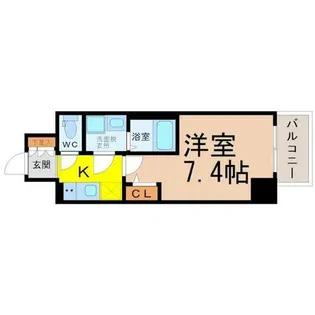エスリード金山プルミエ【12階】の間取り