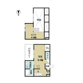 ForteII(フォルテツー)【2階】の間取り