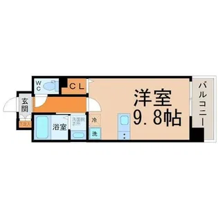 第16金山フクマルビル【8階】の間取り