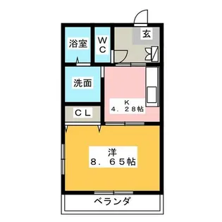 Soleil Yamane【1階】の間取り