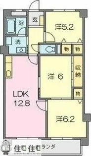 サフィニアMI【102号室】の間取り