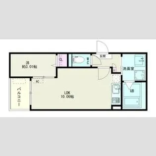 Jack komeiⅡ【1階】の間取り