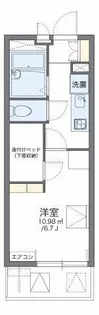 レオパレスセロームB【3階】の間取り