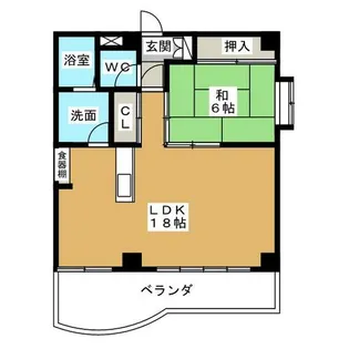 ラヴィアンムロガ【3階】の間取り