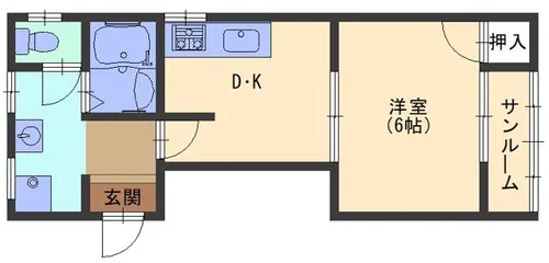 M´プラザ大宮通【2階】の間取り