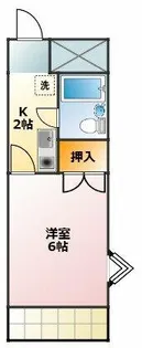 NK豊橋【201号室】の間取り