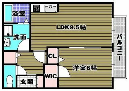 グリーンフィールズ【2階】の間取り