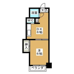 一光千種ターミナルビル【5階】の間取り