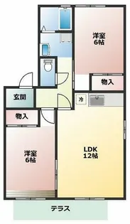 エクセル吉田【1階】の間取り