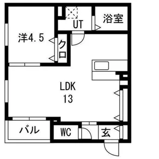 NAGOYA the BASE【201号室】の間取り