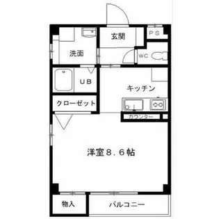 カーサ オグリ【2階】の間取り