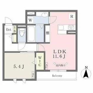 Pin Livre【302号室】の間取り