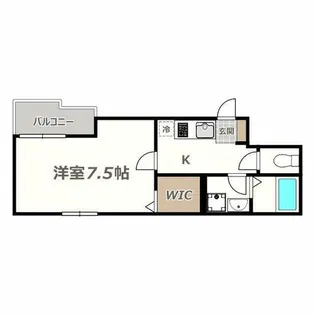 プロスパーコート沢ノ町【1階】の間取り