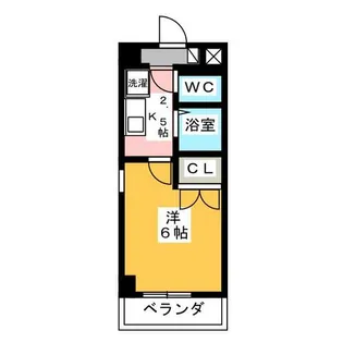 サンハイツオオイケ【3階】の間取り