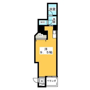 ジュネス・5・栄【3階】の間取り