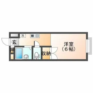メゾンマーメイド【1階】の間取り