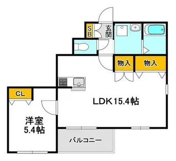大阪府吹田市清和園町【アパート】の間取り