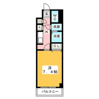 S-RESIDENCE葵Ⅱ【4階】の間取り