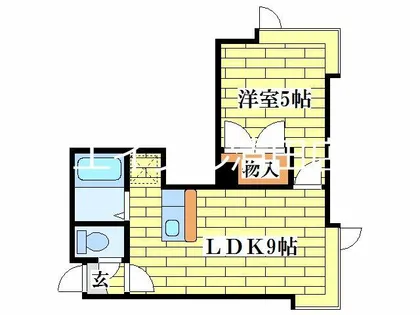 ソニア清田【101号室】の間取り