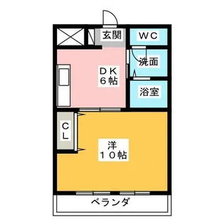 フォンテ名昭【1階】の間取り