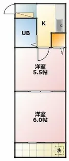 ディスティーノ豊橋 WEST【303号室】の間取り