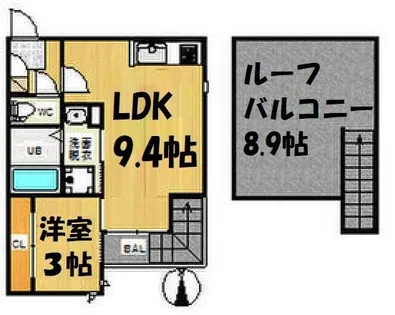 GRANDTIC浅間町【2階】の間取り
