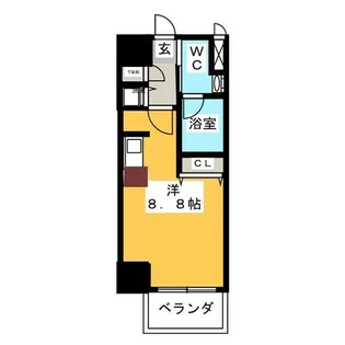 glanz【10階】の間取り
