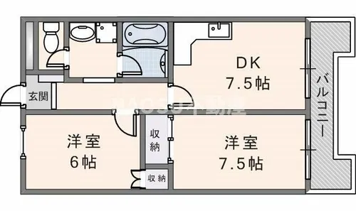 Belong東花園【306号室】の間取り