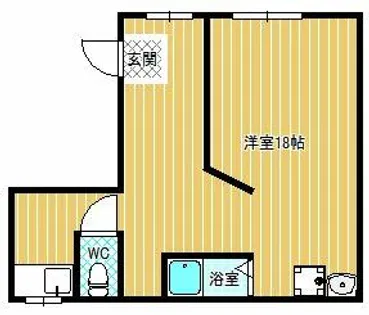 エスティライフ喜志駅前【1階】の間取り