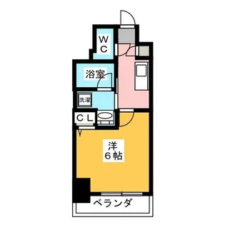 CAVANA新栄【8階】の間取り