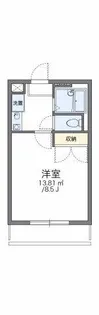 レオパレスJEUNESSE【206号室】の間取り