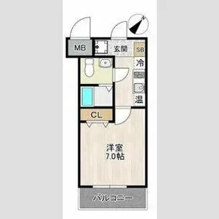 レクシア南瓦町【2階】の間取り