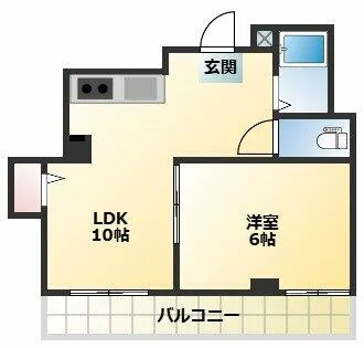 新栄プロパティー平野西脇【3階】の間取り