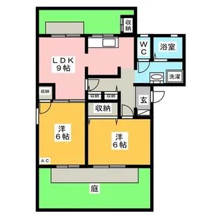 グロリアスⅡ【1階】の間取り