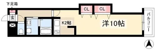 パルタマレ神宮【0802号室】の間取り