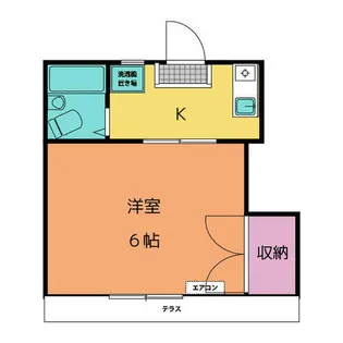 コスモハイツ【1階】の間取り