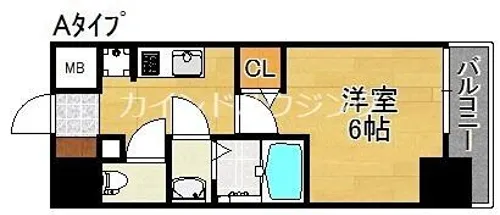 グランパシフィック長橋【8階】の間取り