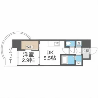 セレニテ新大阪プリエ【10階】の間取り