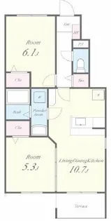 メゾンアムール【1階】の間取り